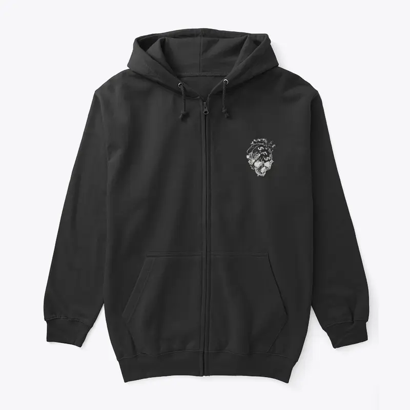 S.F.S New Skull ZipUP Hoodie